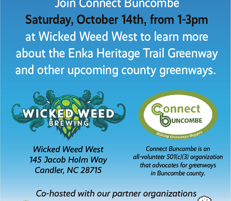 Please Join US at Wicked Weed West Oct 14, from 1-3pm